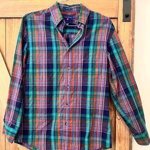 Men’s button up in great fall pattern